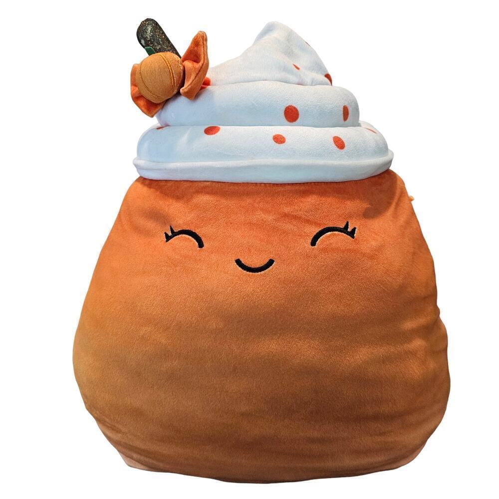 Squishmallows Pumpkin Spice Latte Kendla Plush Squishy Soft Toy 17" Halloween